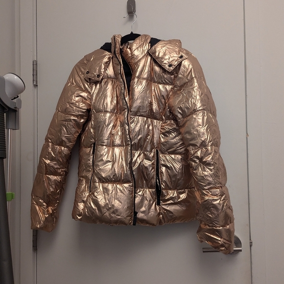 Marc new York performance gold puffer small NWOT - Picture 1 of 5